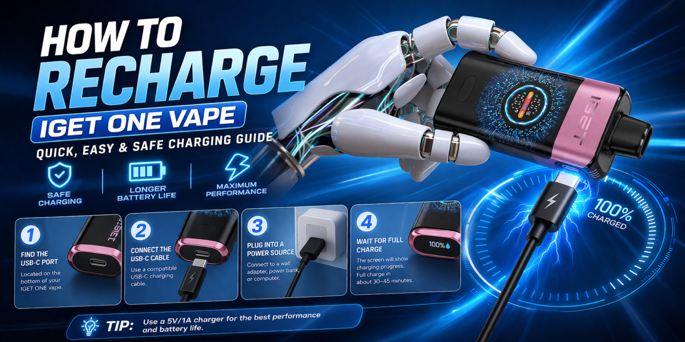 how to recharge iget one